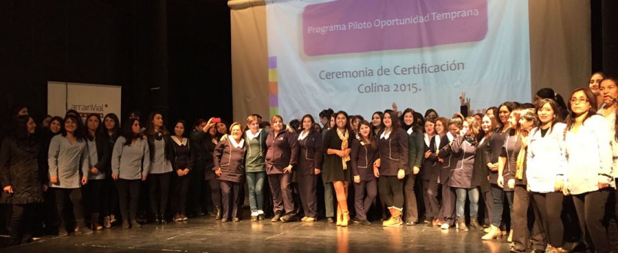 Destacamos a parvularias que participaron en programa en jardines municipales de Colina