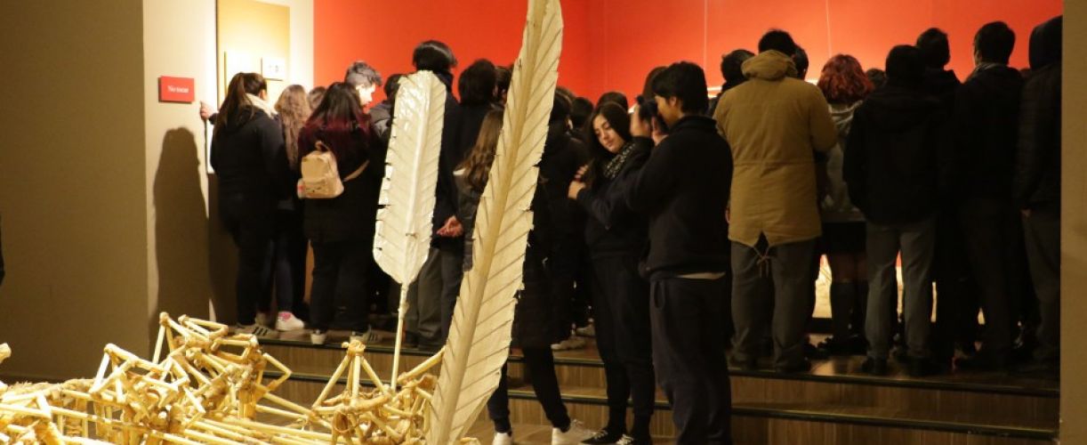 Proyecto Visita exposición Theo Jansen de Colegio Polivalente San Bernardo Abad