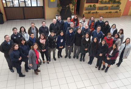 Socios de LarrainVial inspiran a alumnos de Enseñanza Media