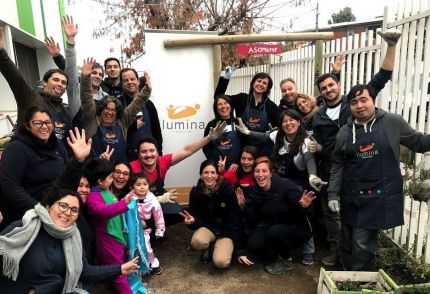 Voluntariado Fundación LarrainVial: Naturalizar Educativamente en Jardín los Manzanos