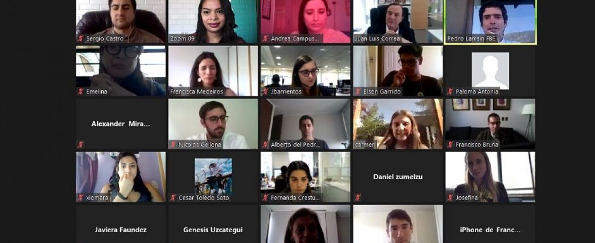 Voluntarios de LarrainVial de las Tutorías de Belén Educa participan en el cierre de la edición 2020